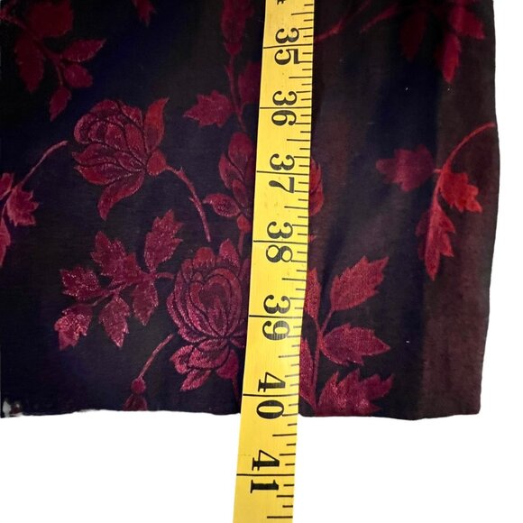 NWT Vintage Maggie London Roses Midi Dress Conservative Holiday Event Formal 10 - Picture 14 of 14